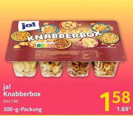 ja! Knabberbox 300-g-Packung