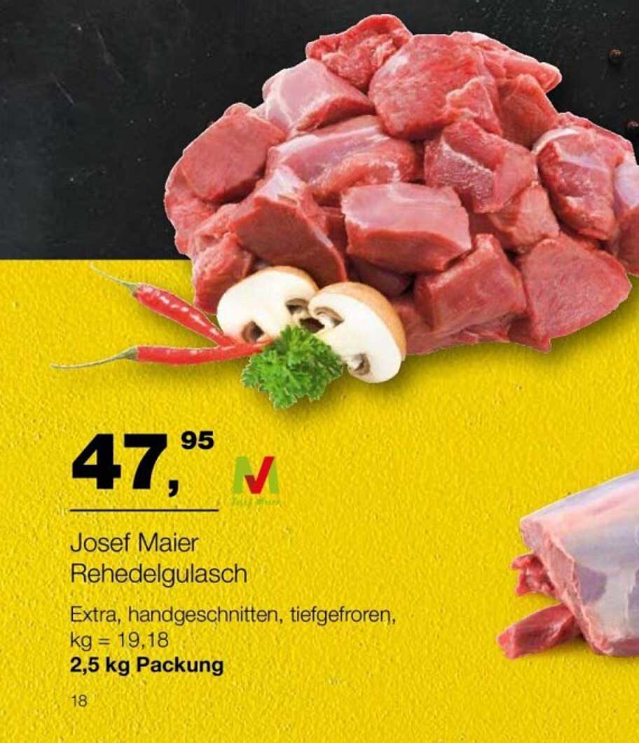 Josef Maier Rehedelgulasch 2,5 kg Packung