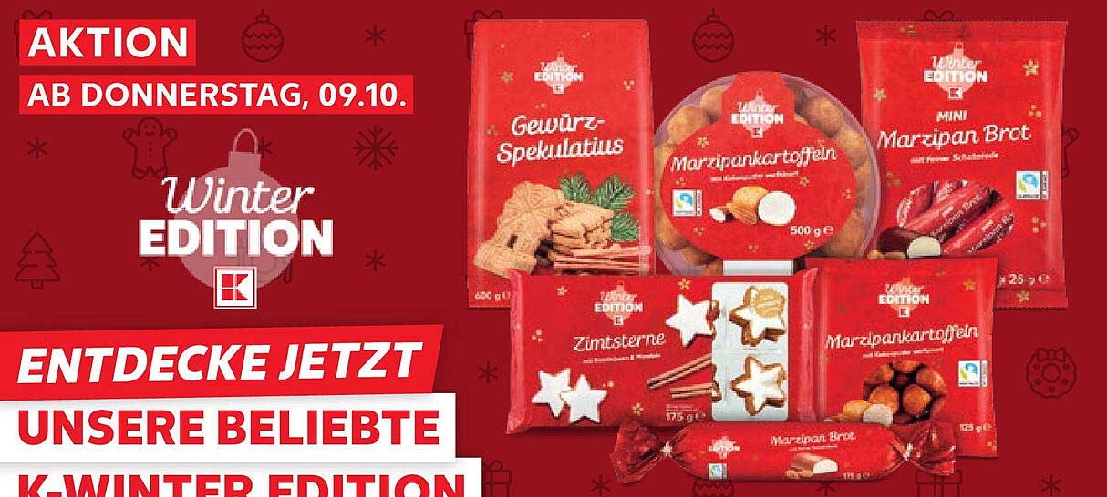 K-Winter Edition: Gewürz-Spekulatius, Marzipanbrot und Zimtsterne