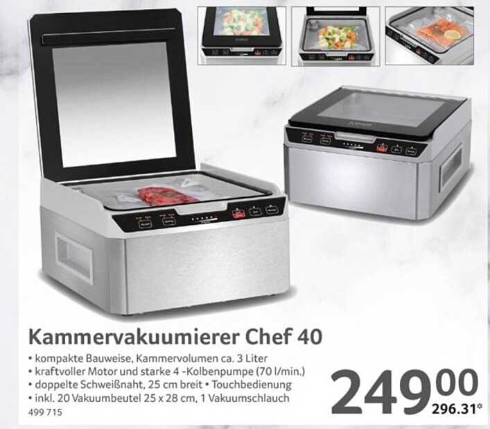 Kammervakuumierer Chef 40