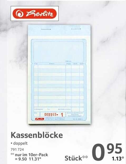 Kassenblöcke, doppelt - Ideal für jedes Geschäft