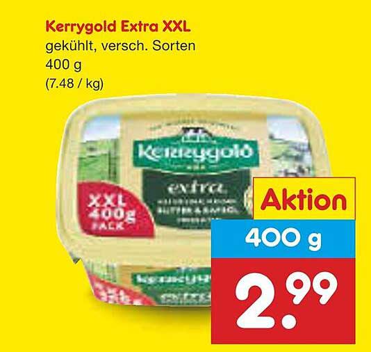 Kerrygold Extra XXL gekühlt, versch. Sorten 400 g