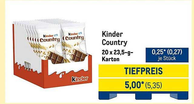 Kinder Country 20 x 23,5-g-Karton