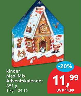 kinder Maxi Mix Adventskalender