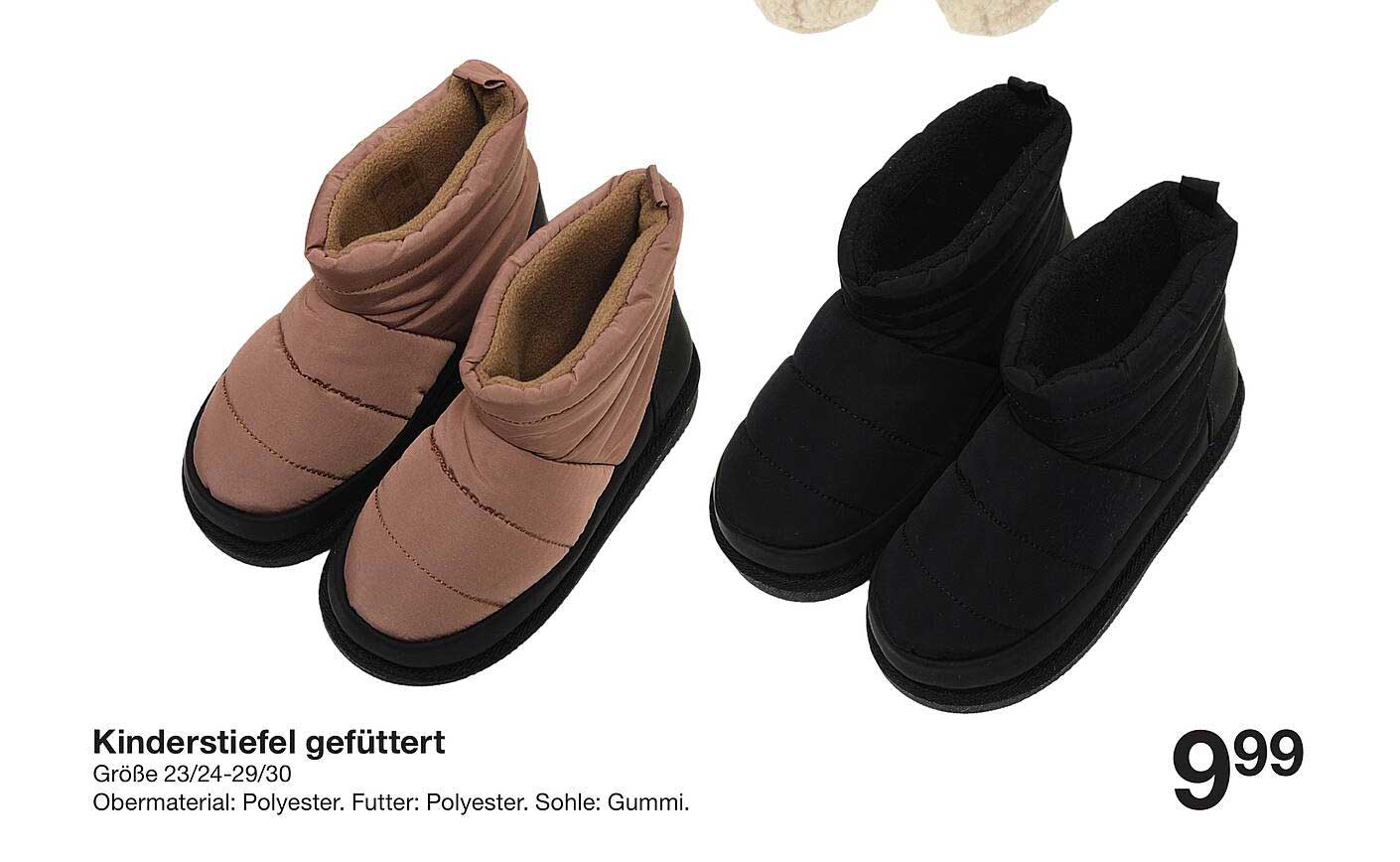 Kinderstiefel gefüttert