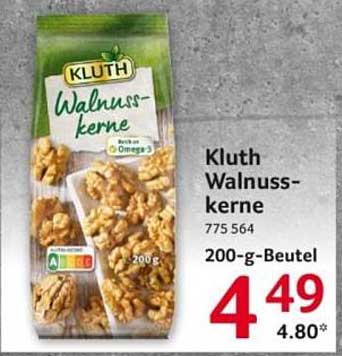 Kluth Walnusskerne 200-g-Beutel