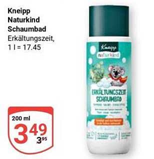 Kneipp Naturkind Schaumbad – Erkältungszeit 200 ml