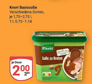 Knorr Basissoße – Soße zu Braten