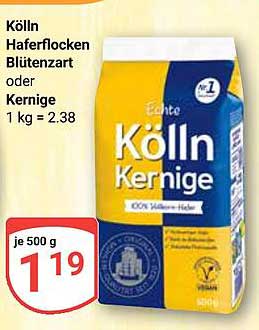 Kölln Haferflocken Blütenzart oder Kernige