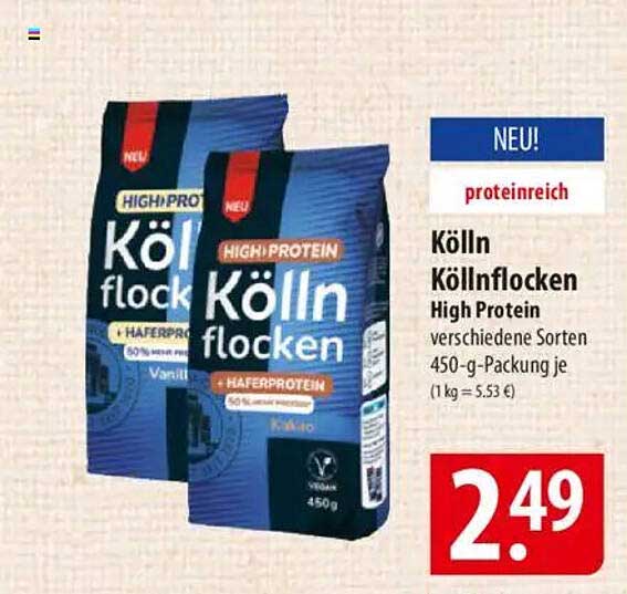 Kölln Köllnflocken High Protein 450 g