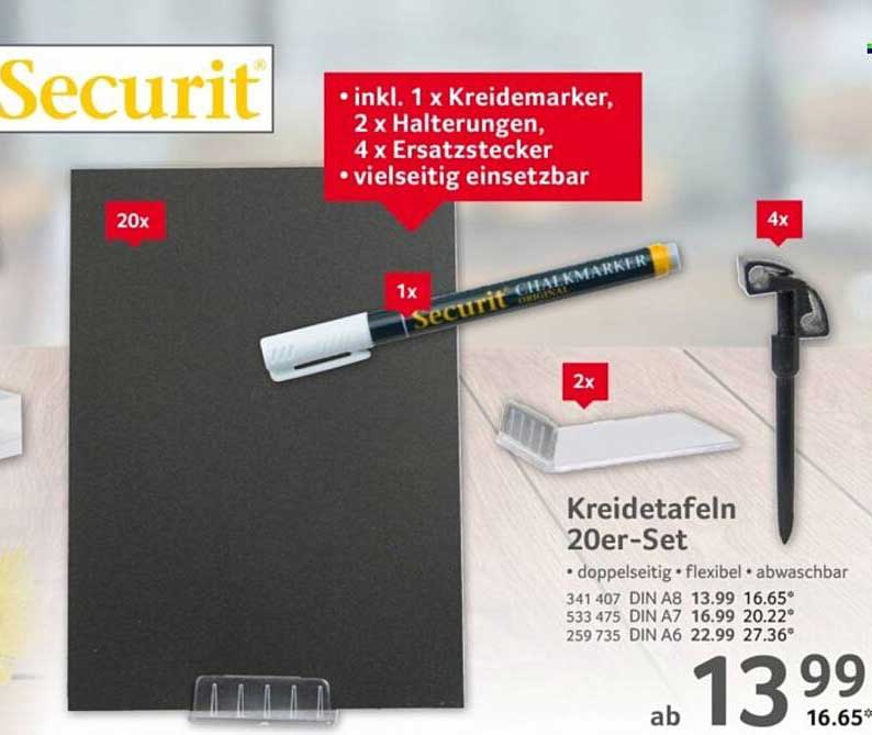 Kreidetafeln 20er-Set