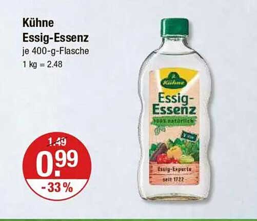 Kühne Essig-Essenz 400 g - Jetzt im Angebot!