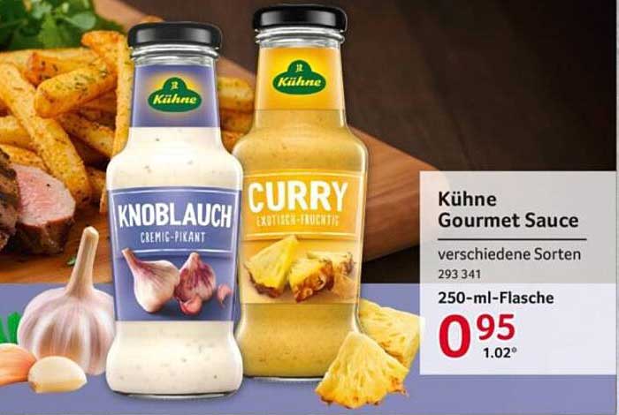 Kühne Gourmet Sauce – verschiedene Sorten