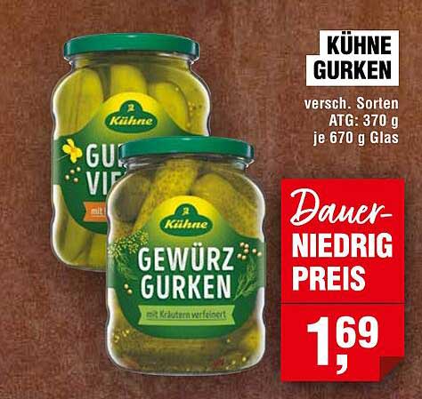 KÜHNE GURKEN - Gewürz Gurken und Gürken Vielfältig