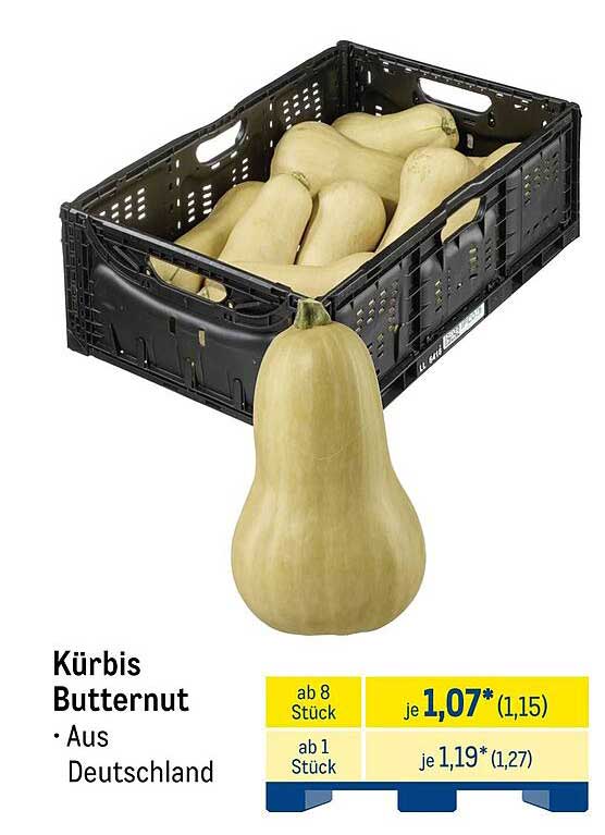 Kürbis Butternut - Aus Deutschland