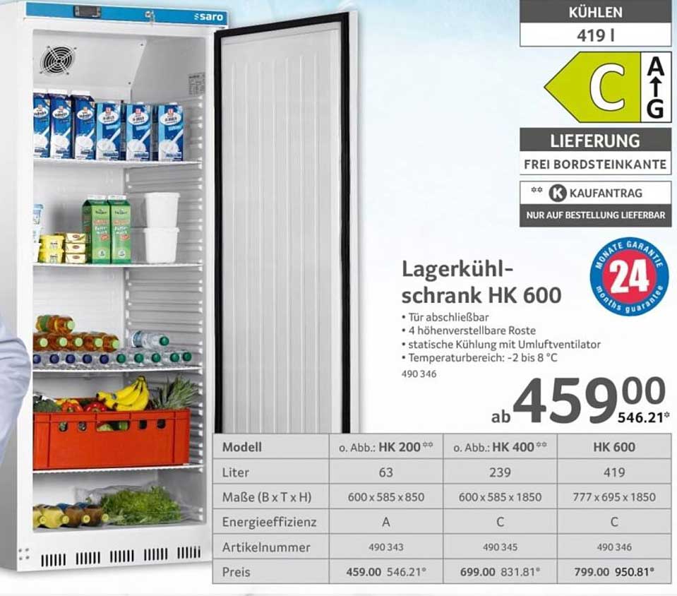 Lagerkühlschrank HK 600