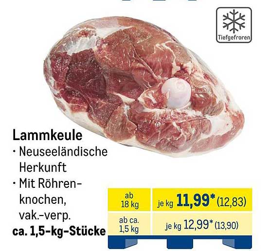 Lammkeule - Neuseeländische Herkunft