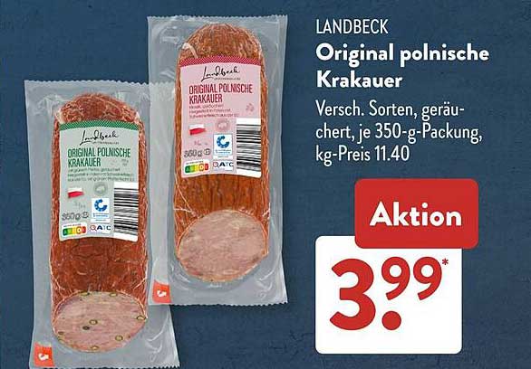 LANDBECK Original polnische Krakauer