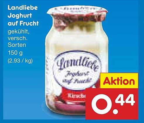 Landliebe Joghurt auf Frucht 150 g