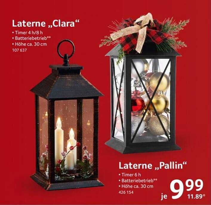 Laterne "Clara" & Laterne "Pallin"