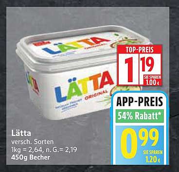Lätta – der beliebte Brotaufstrich