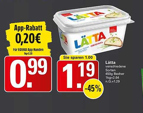 Lätta verschiedene Sorten 450g Becher
