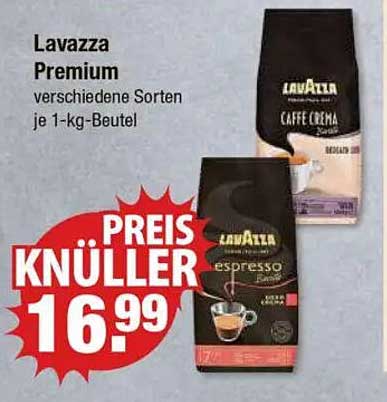 Lavazza Premium - Verschiedene Sorten je 1-kg-Beutel
