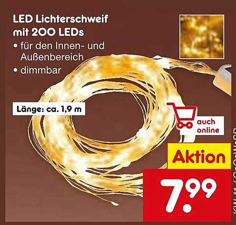 LED Lichterschweif mit 200 LEDs