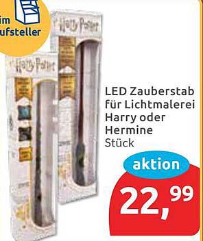 LED Zauberstab für Lichtmalerei Harry oder Hermine Stück
