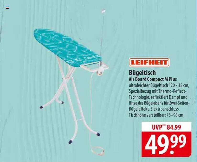 Leifheit Bügeltisch Air Board Compact M Plus