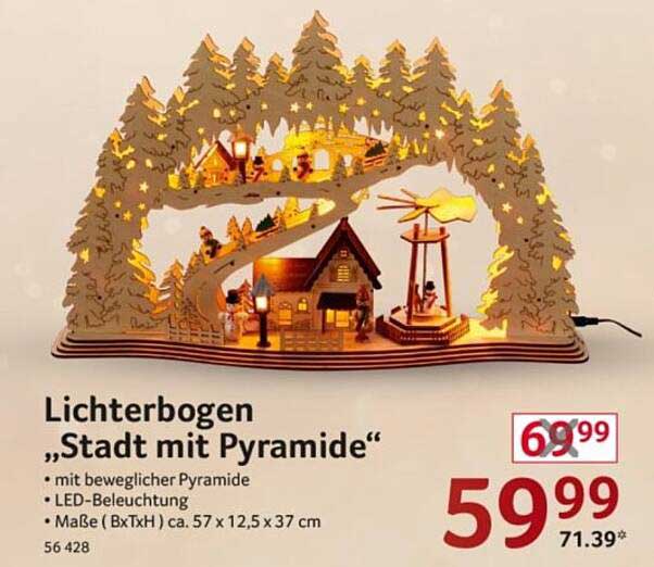 Lichterbogen „Stadt mit Pyramide“