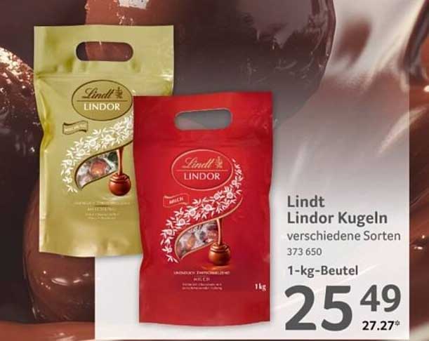 Lindt Lindor Kugeln verschiedene Sorten 1-kg-Beutel