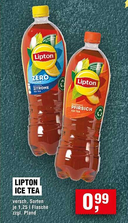 LIPTON ICE TEA - verschiedene Sorten 1,25 L
