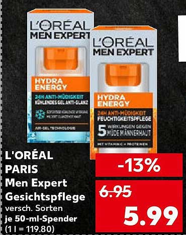L'ORÉAL PARIS Men Expert Gesichtscreme - Hydra Energy