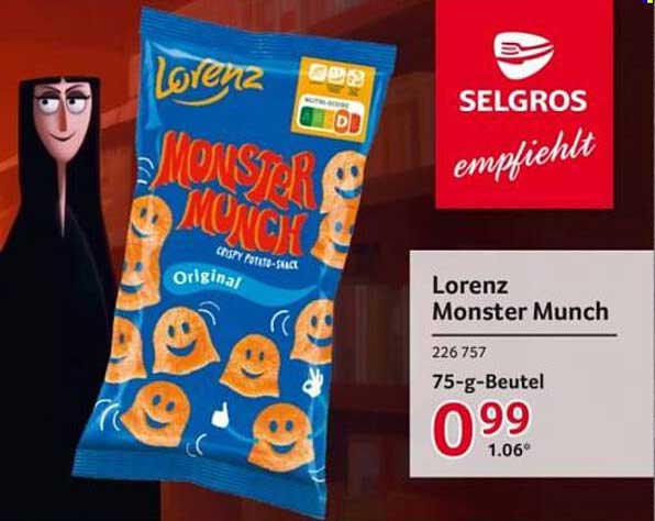 Lorenz Monster Munch 75-g-Beutel