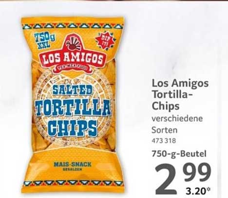 Los Amigos Tortilla-Chips - Verschiedene Sorten