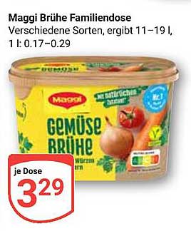 Maggi Brühe Familiendose - Verschiedene Sorten