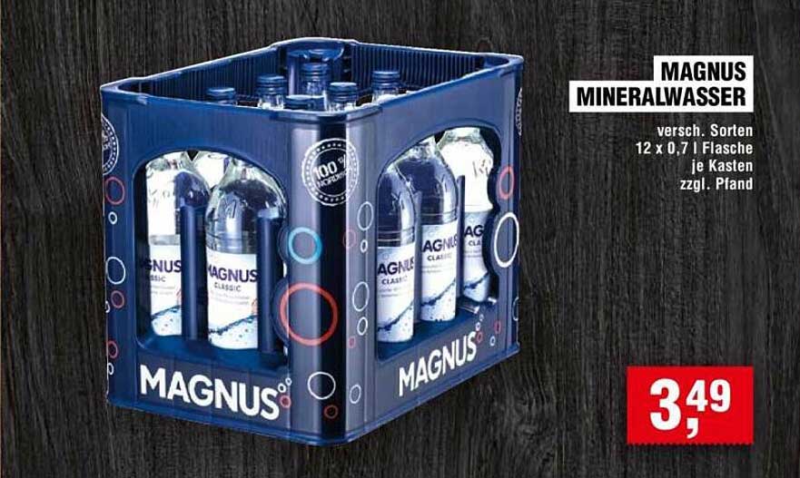 MAGNUS MINERALWASSER 12 x 0,7 L