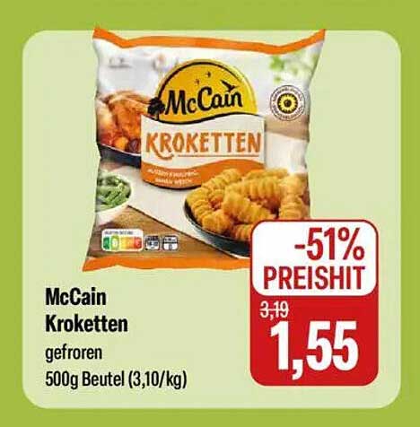 McCain Kroketten 500g Beutel - Gefroren