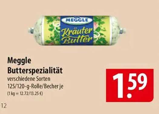 Meggle Butterspezialität - verschiedene Sorten