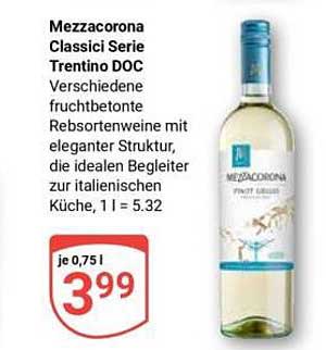 Mezzacorona Classici Serie Trentino DOC - Fruchtbetonte Rebsortenweine