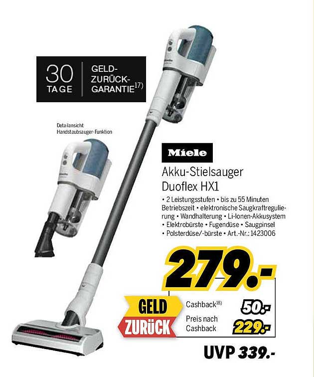 Miele Akku-Stielsauger Duoflex HX1