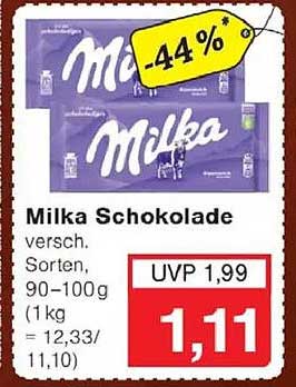 Milka Schokolade versch. Sorten, 90-100g