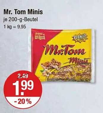 Mr. Tom Minis je 200-g-Beutel