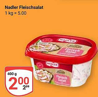 Nadler Fleischsalat 400 g für nur 2,00 €
