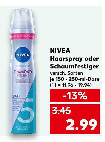 NIVEA Haarspray oder Schaumfestiger