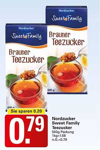 Nordzucker Sweet Family Tee-Zucker 500g