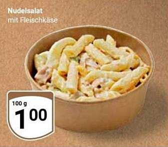 Nudelsalat mit Fleischkäse