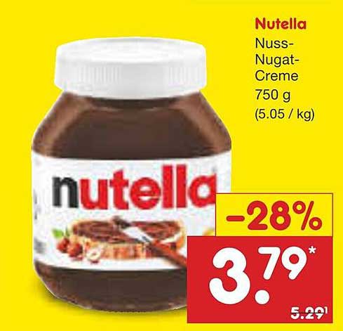 Nutella Nuss-Nugat-Creme 750 g