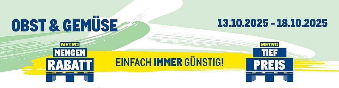 Obst & Gemüse Mengenrabatt - Einfach immer günstig!